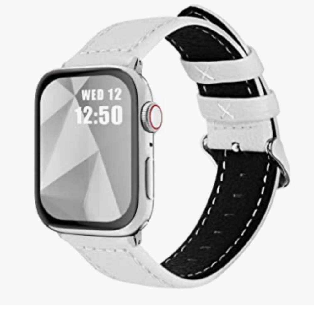 Apple IWatch Textured Calf Leather Strap